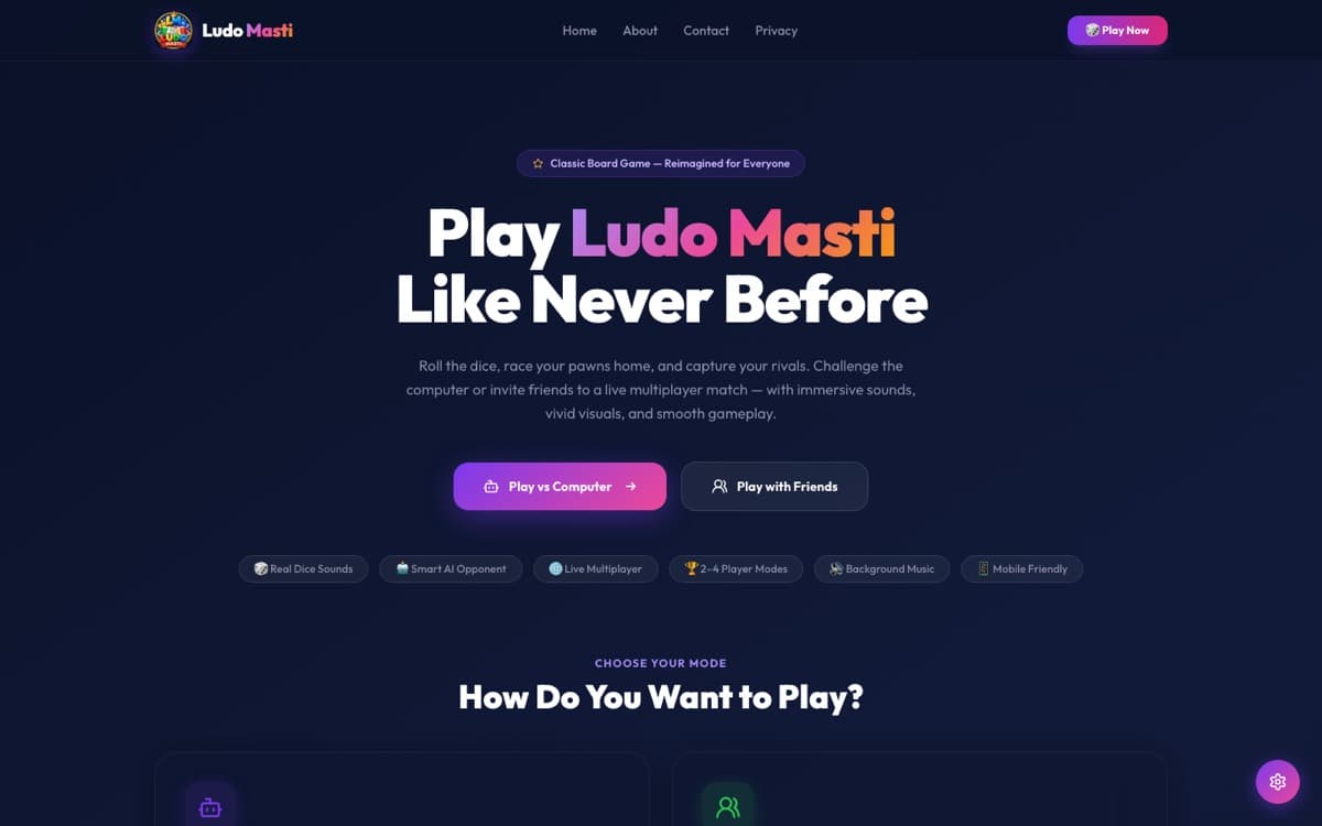 Ludo Masti homepage